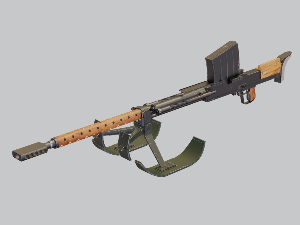 VRC ラハティ L-39対戦車ライフル 3Dモデル VN3ライセンス版
