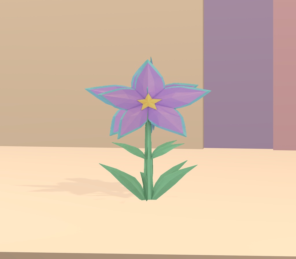 【Unity・3D花素材】パステルの花6種・3サイズ|ベルフラワー・メドウ