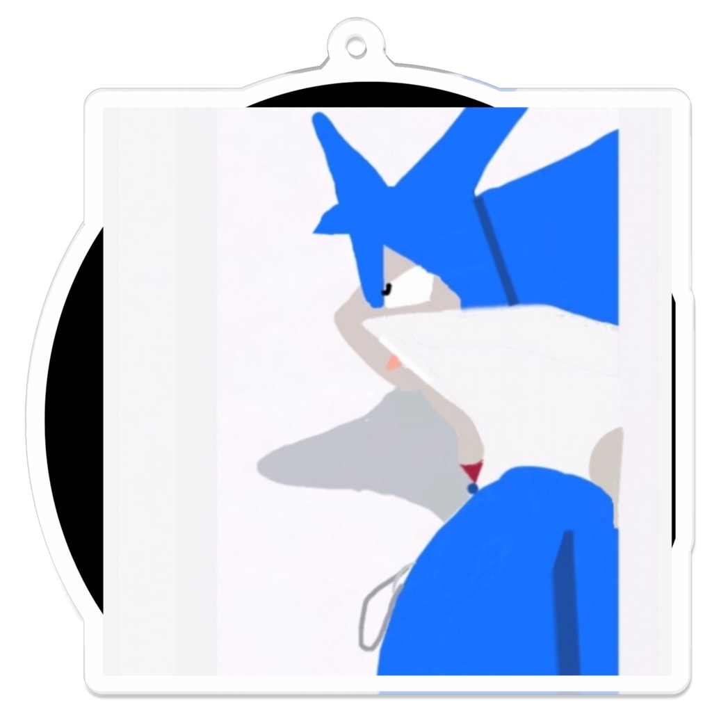 INABAGLORY レコード盤風アクリルキーホルダー