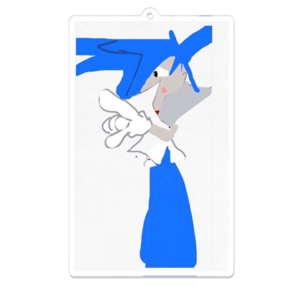 INABAGLORY アクリルキーホルダー - 100 x 100 (mm)