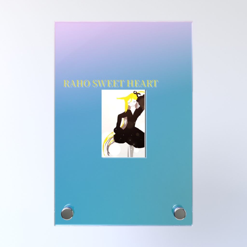 RAHO SWEET HEART アクリルフォトパネル - 縦100 × 148mm