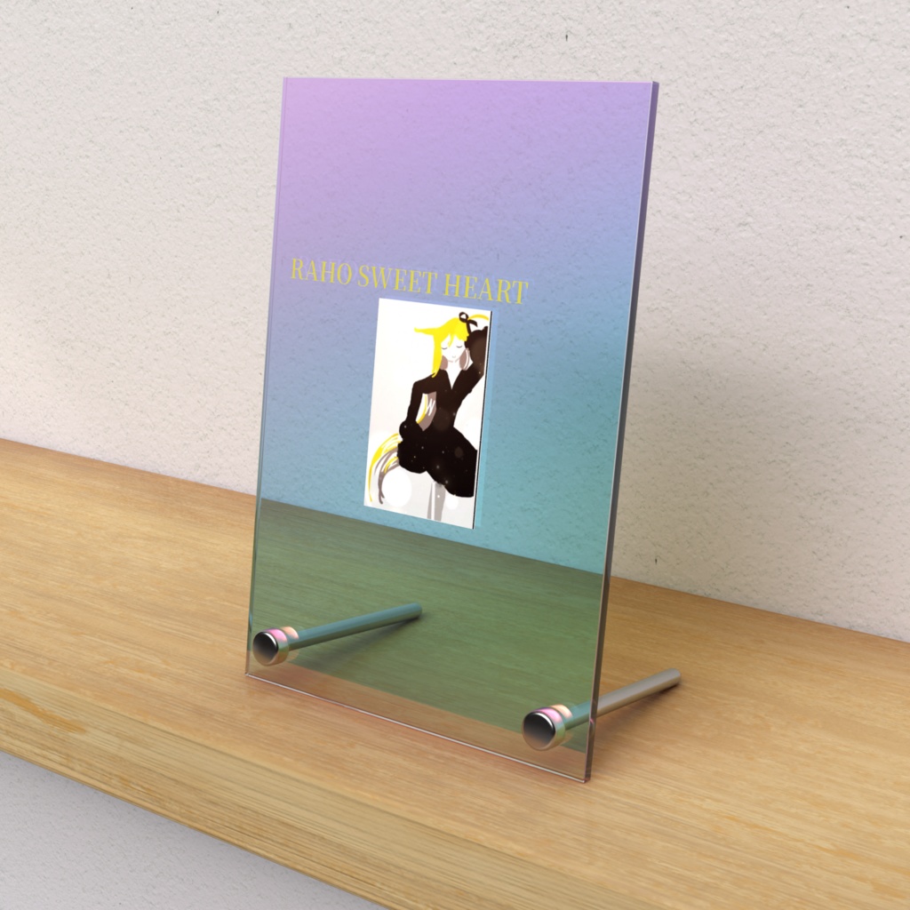 RAHO SWEET HEART アクリルフォトパネル - 縦100 × 148mm