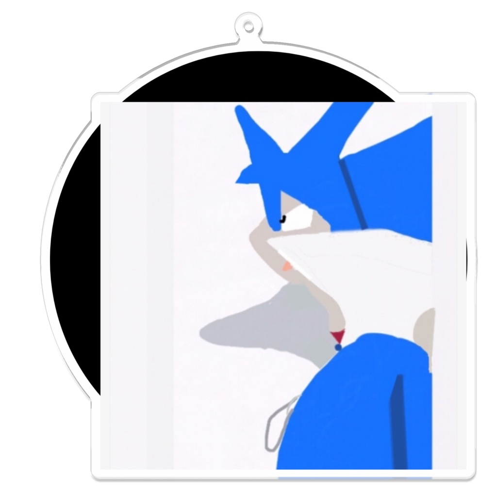 INABAGLORY レコード版風アクリルキーホルダー - 100 x 100 (mm)