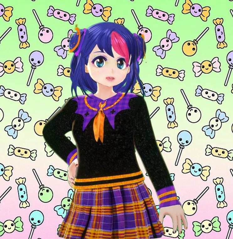 Cute Spooky Vampire School Uniform