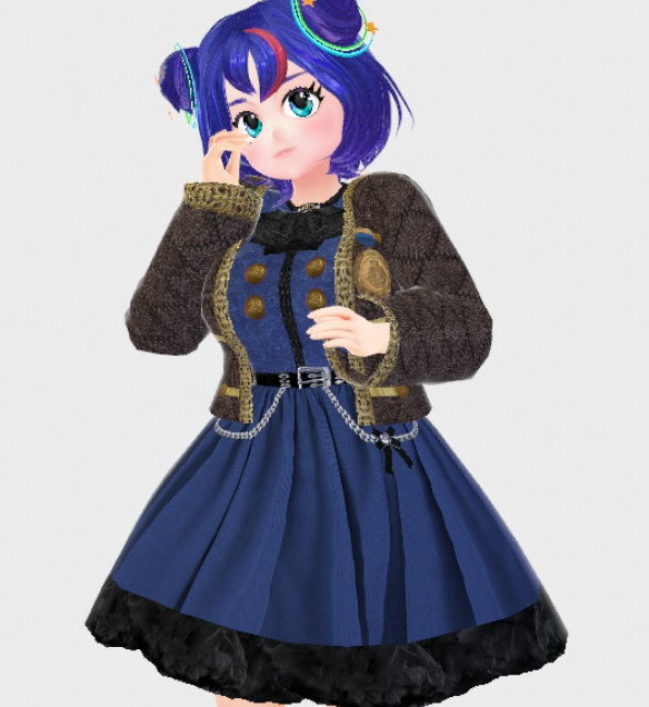 Elegant Military Lolita Coord for VRoid Stable