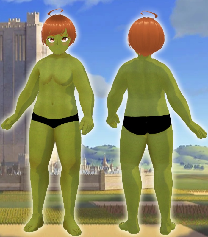 Unisex Ogre Bodysuit/Body Texture for VRoid Stable (Atelier Mahoulotl SHREKONING Collection)