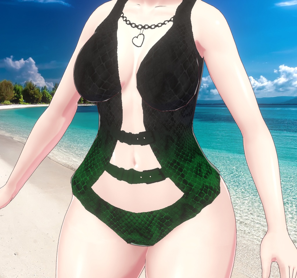 "Watersnake" Sexy Swimsuit for Vroid
