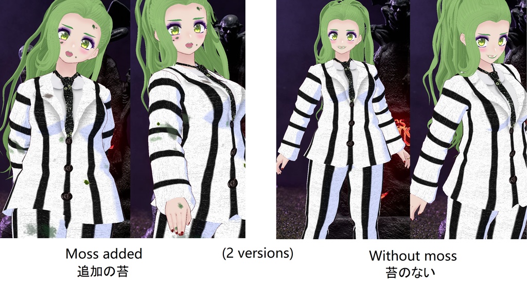 Unisex Bio-Exorcist Halloween Cosplay Kit for VRoid Studio