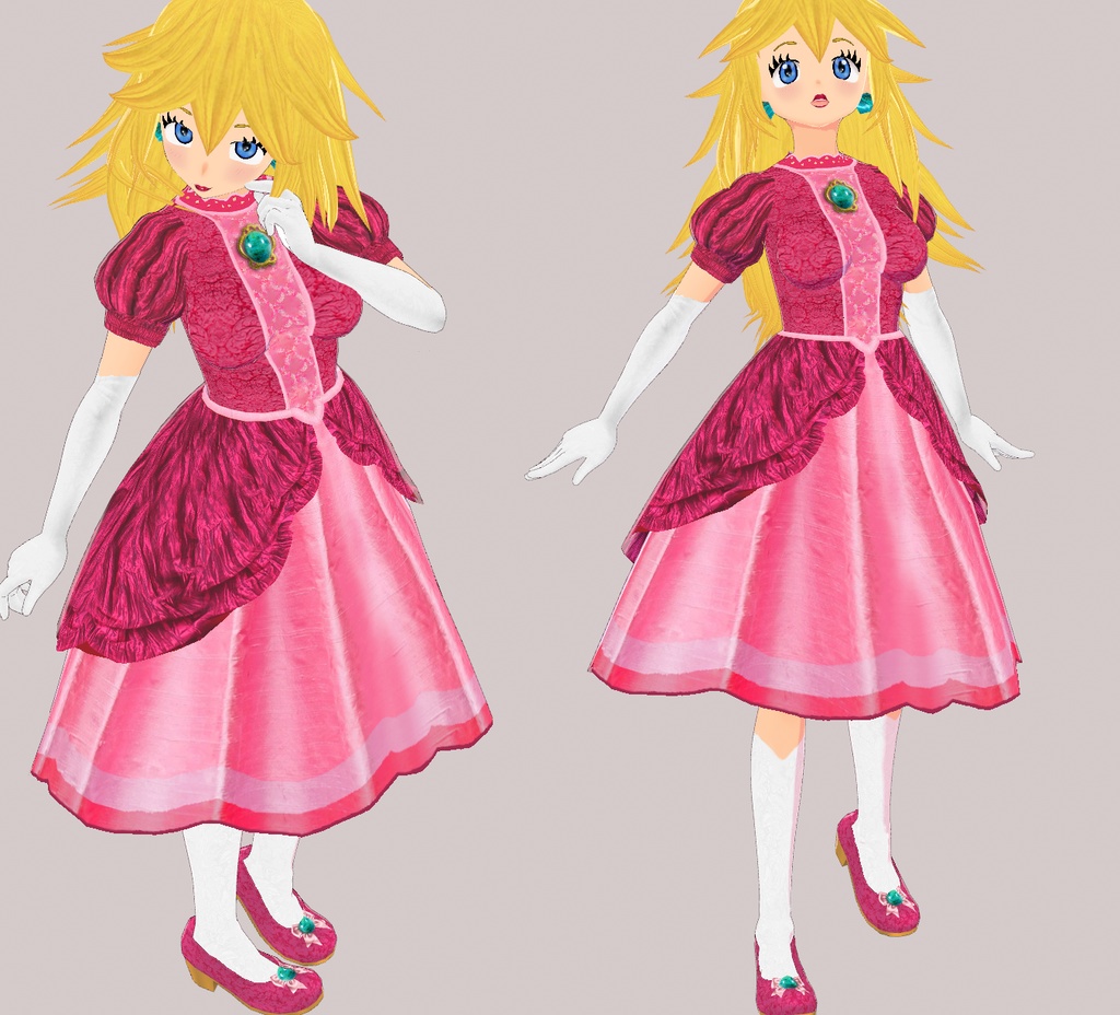 Super Mushroom Princess Cosplay Kit for Vroid Studio