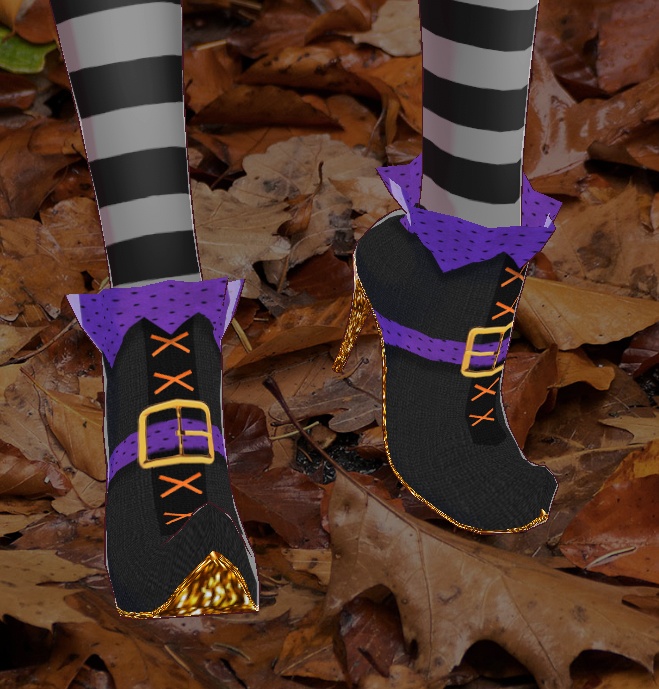 Whimsical Witch Boots for Vroid Studio