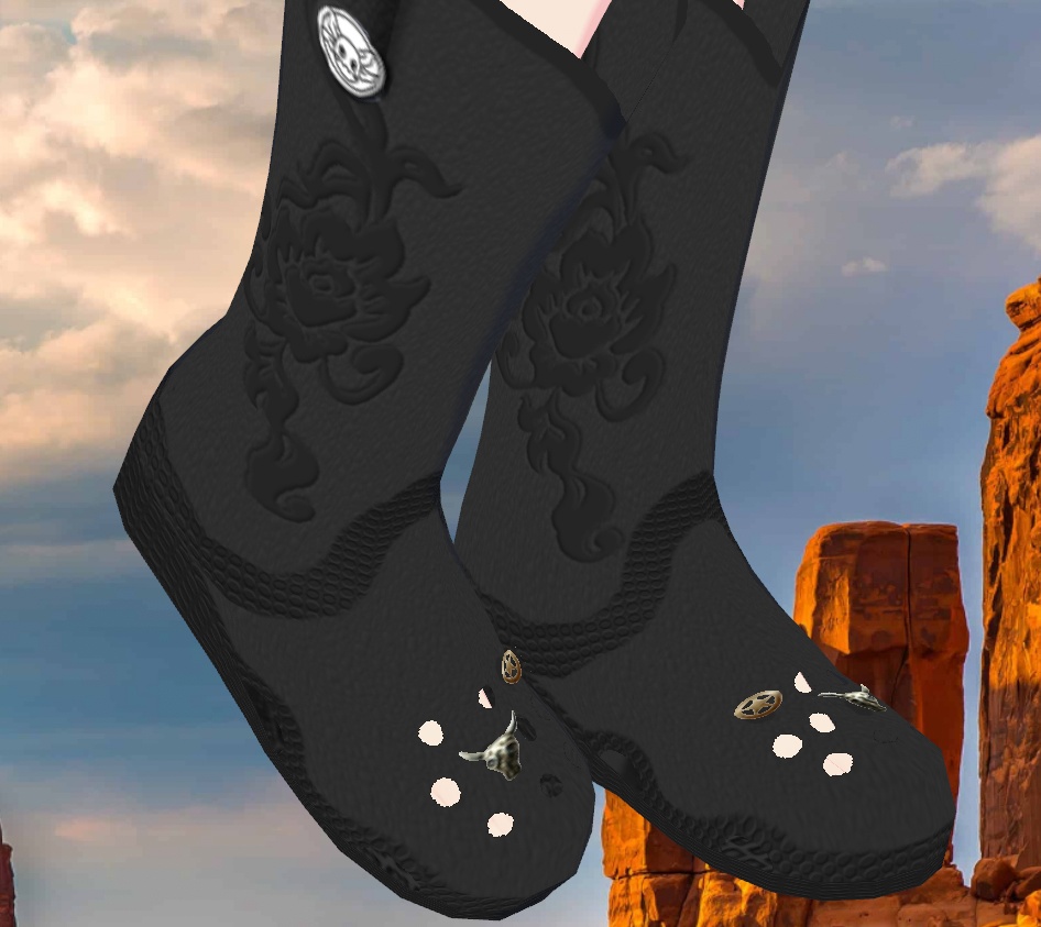 Cowboy "Axsoles" Croc-Type Boots