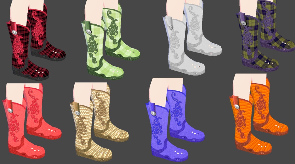 Cowboy "Axsoles" Croc-Type Boots