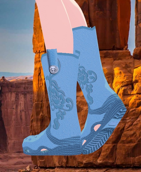 Cowboy "Axsoles" Croc-Type Boots