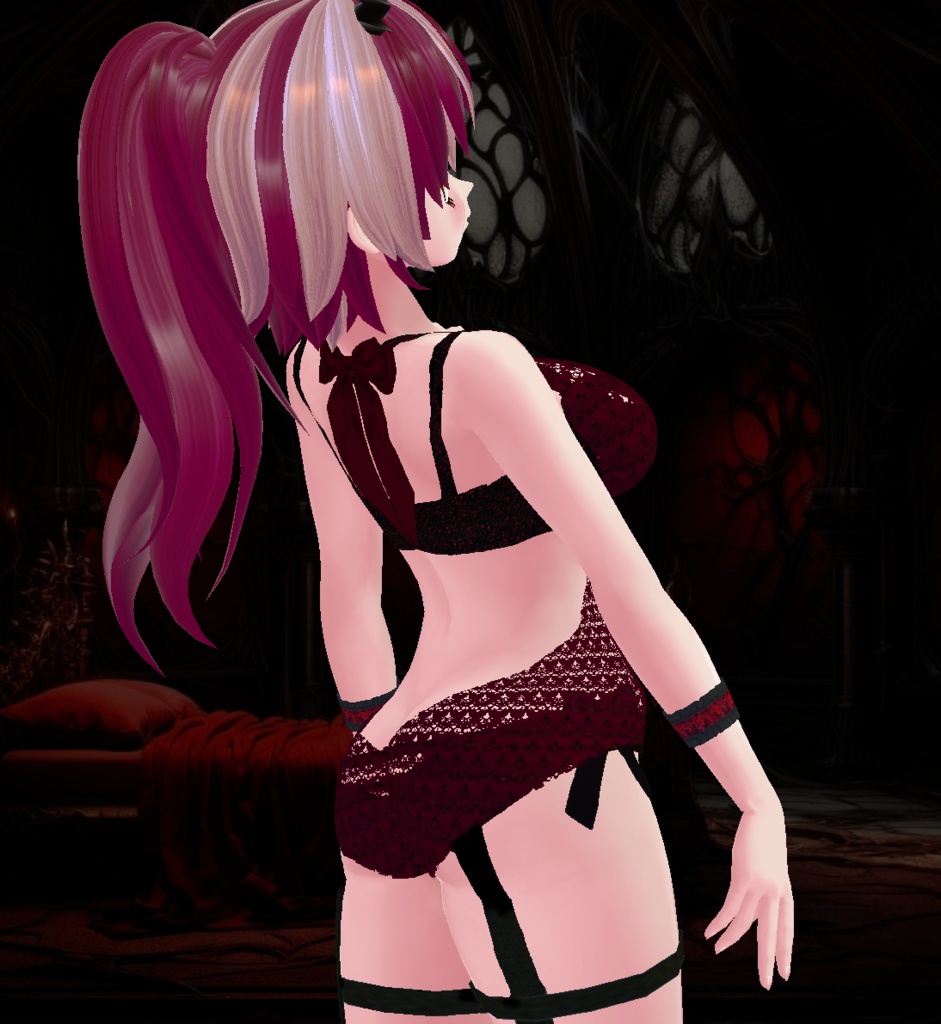 Luxe Lace Bodysuit Lingerie Set for Vroid