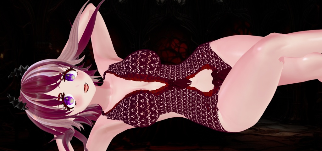 Luxe Lace Bodysuit Lingerie Set for Vroid