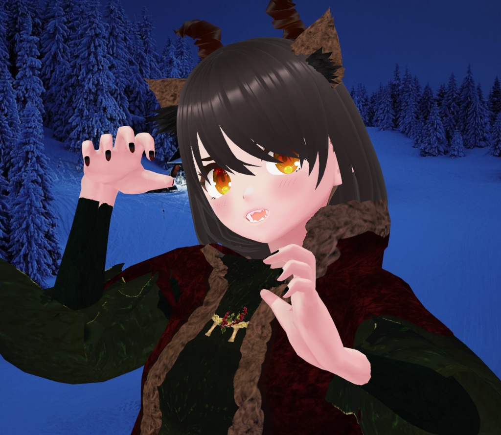 Krampus Minion Evil Elf Costume for Vroid Studio