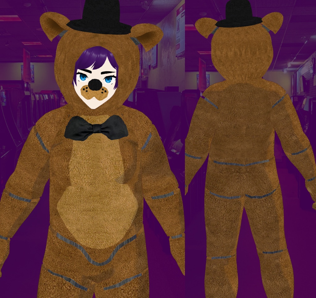 Pizza Bear Cosplay Kit for Vroid Studio