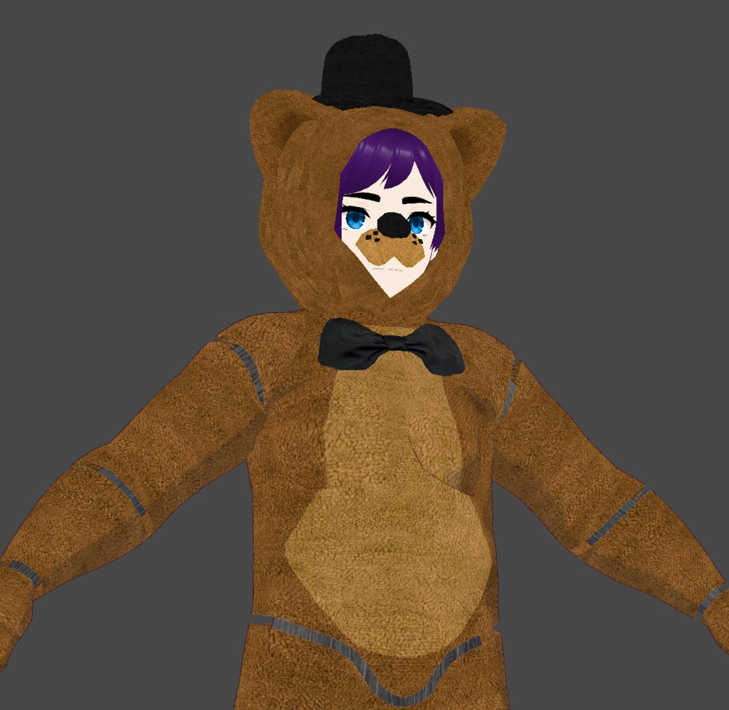 Pizza Bear Cosplay Kit for Vroid Studio