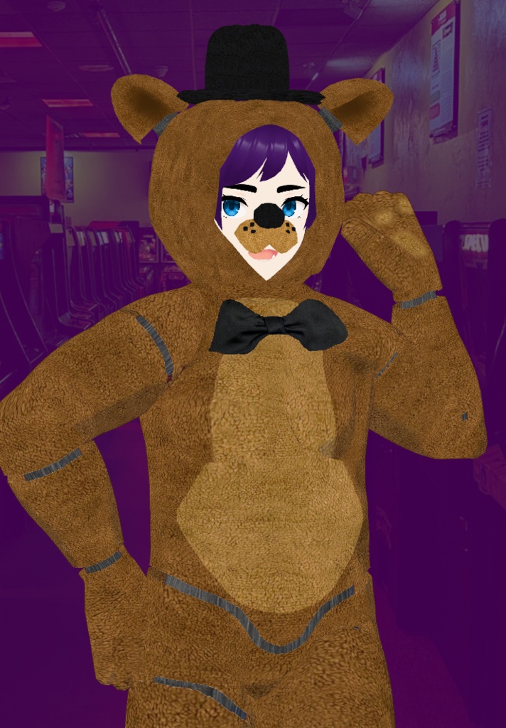 Pizza Bear Cosplay Kit for Vroid Studio