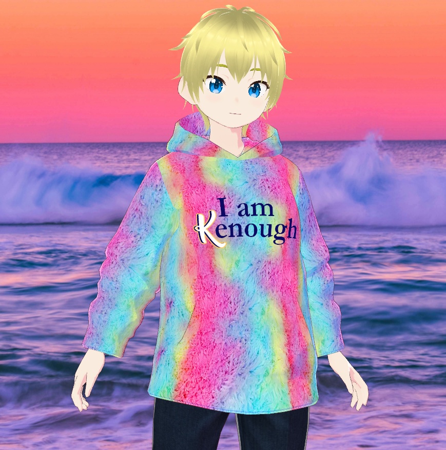 Ken's Inspirational Hoodie Cosplay Sweatshirt for Vroid Studio