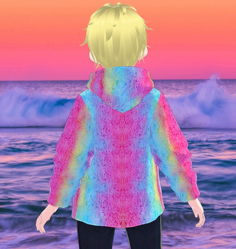 Ken's Inspirational Hoodie Cosplay Sweatshirt for Vroid Studio