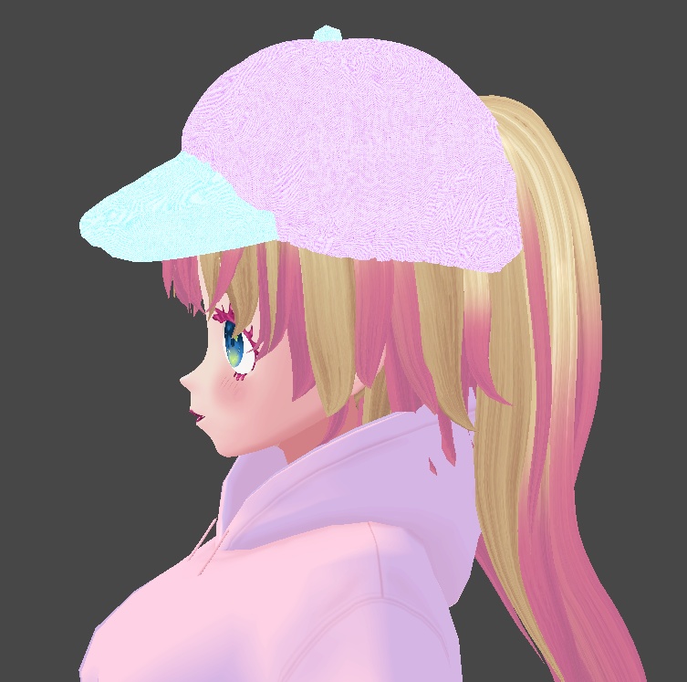 VRoid Easy Baseball Cap (No plug-ins required)