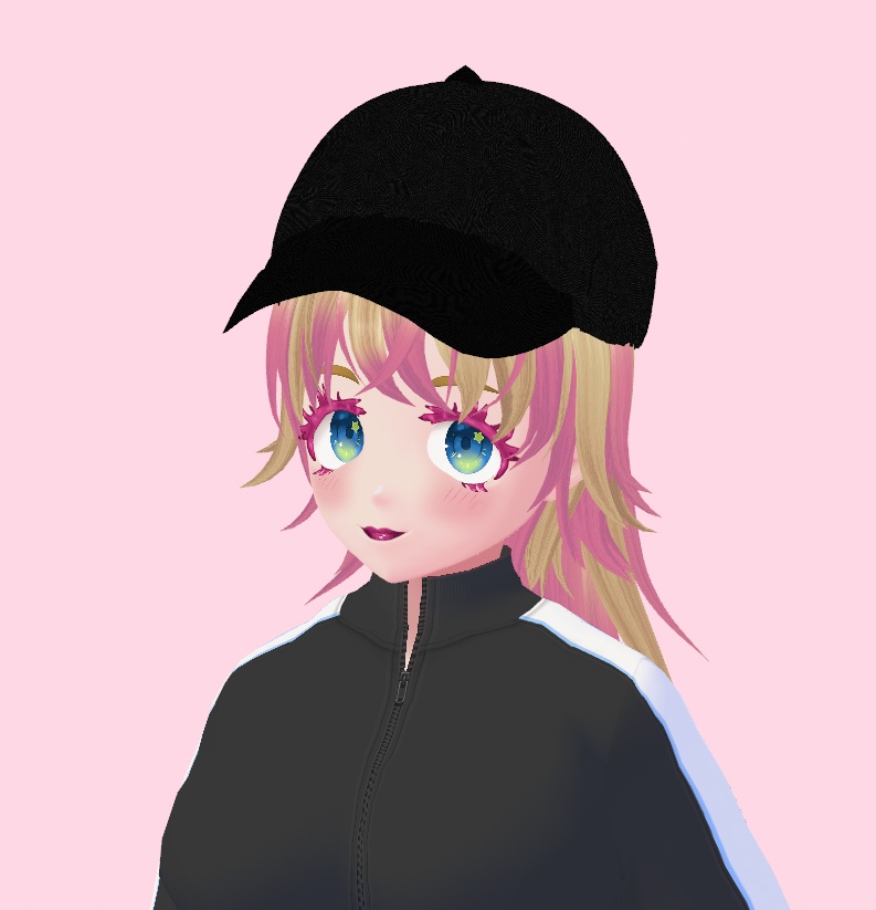 VRoid Easy Baseball Cap (No plug-ins required)