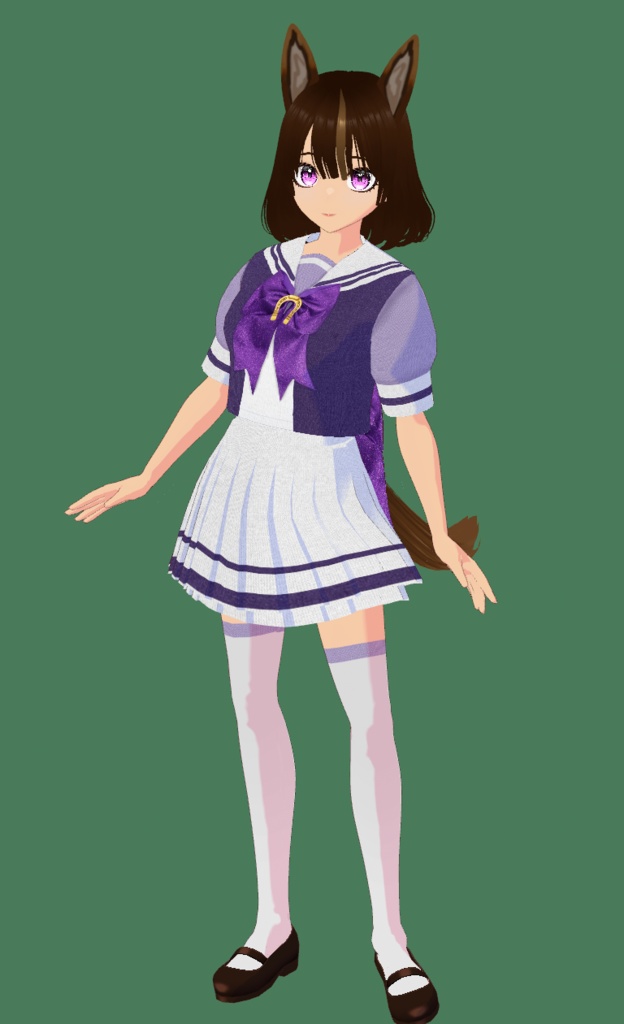 Tracen Academy Uniform for Vroid Horse People