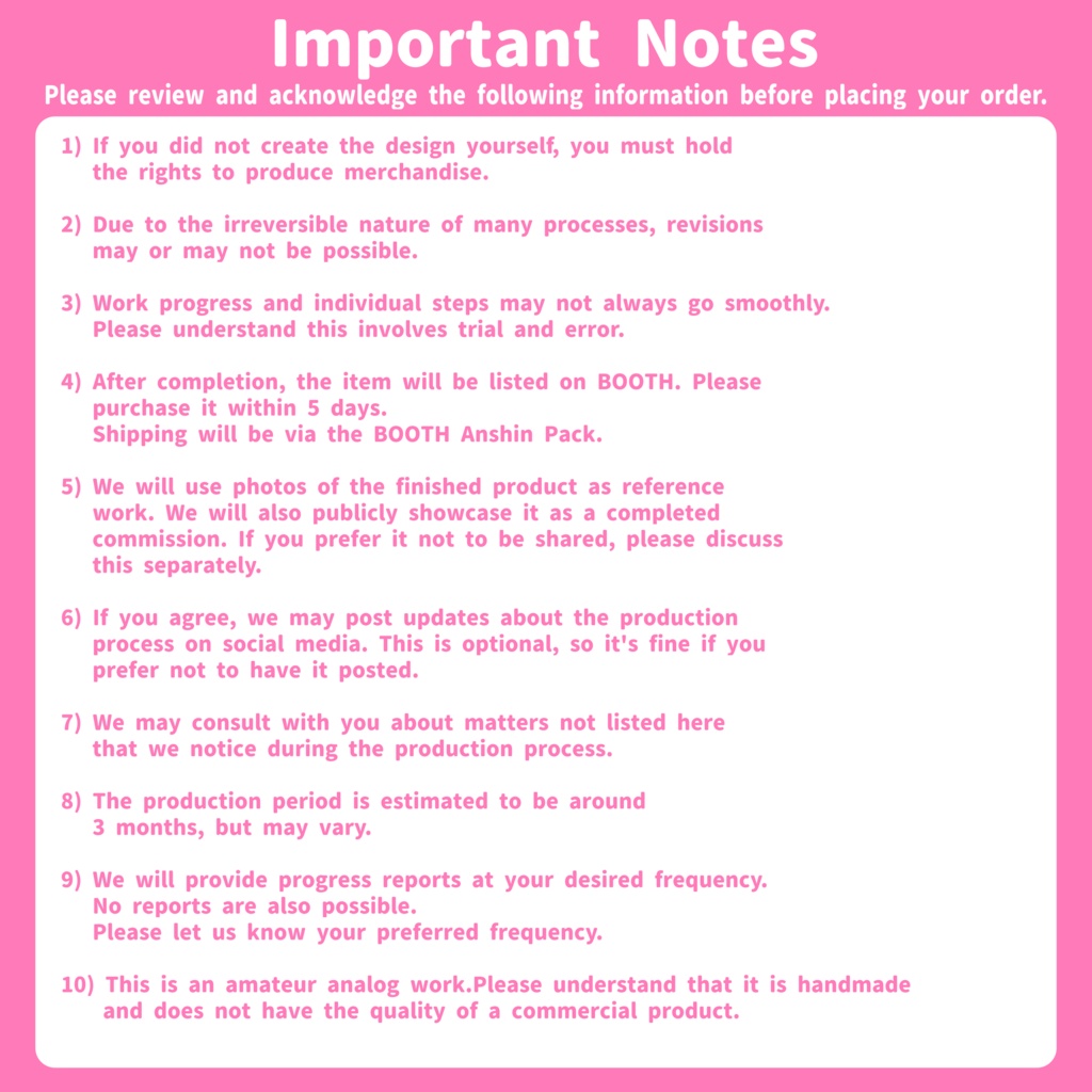 フィギュアのオーダーメイド/Custom-made Figure Orders