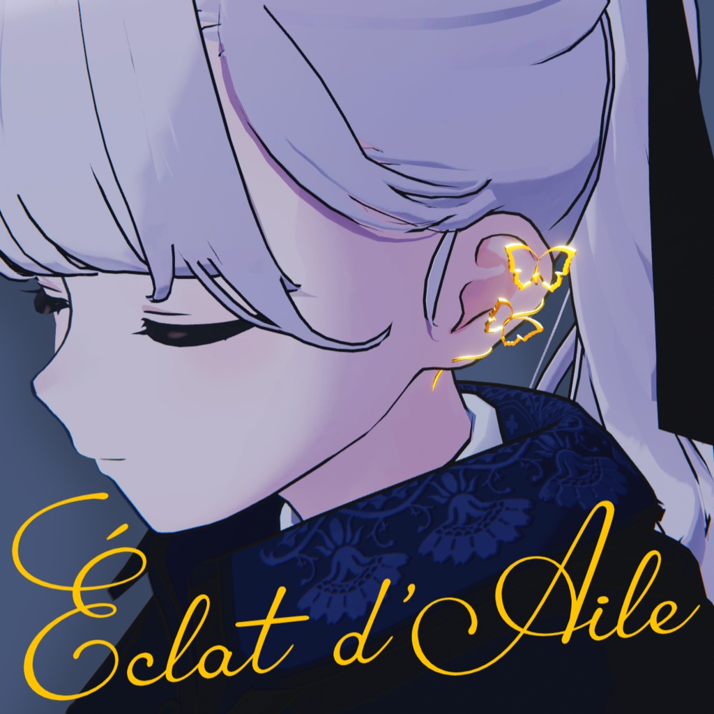 Éclat d’Aile　蝶 ピアス