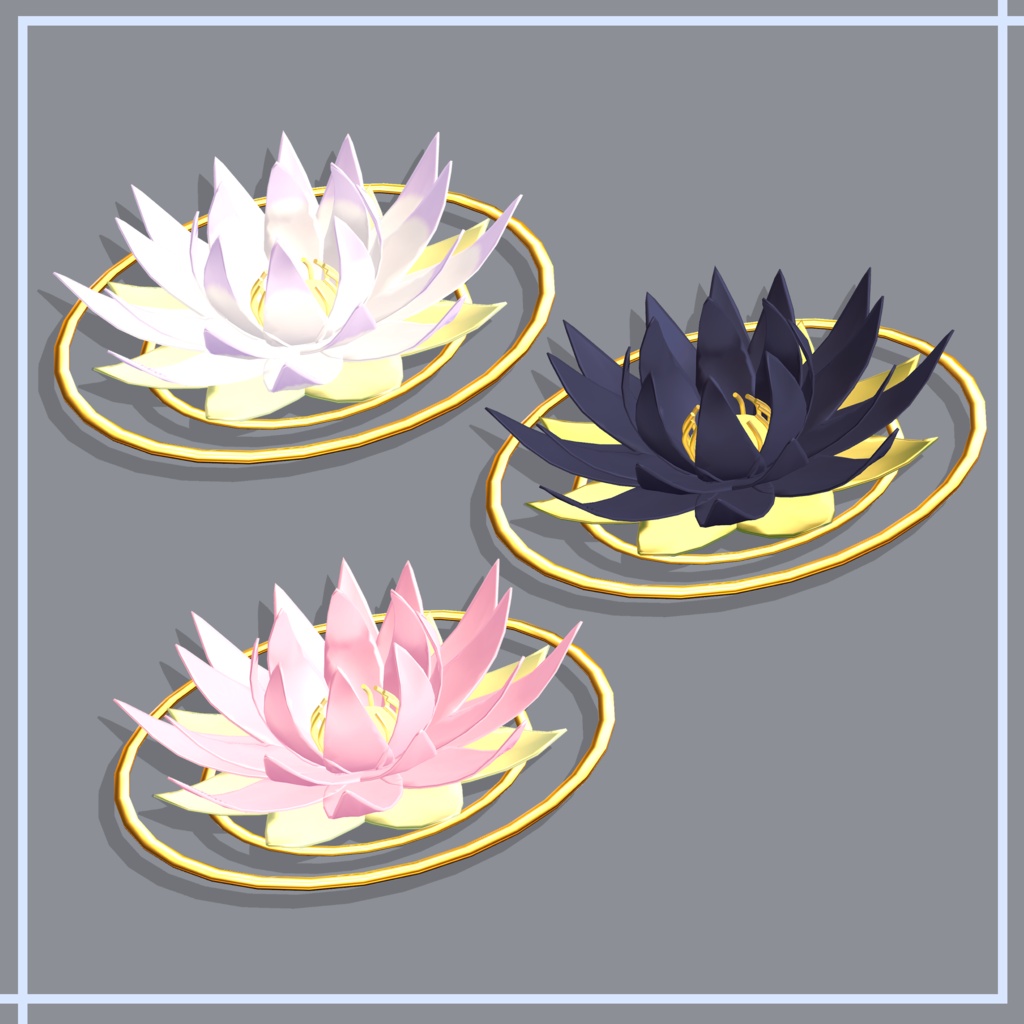 Rêve Nymphéa 睡蓮 ピアス・ヘイロー