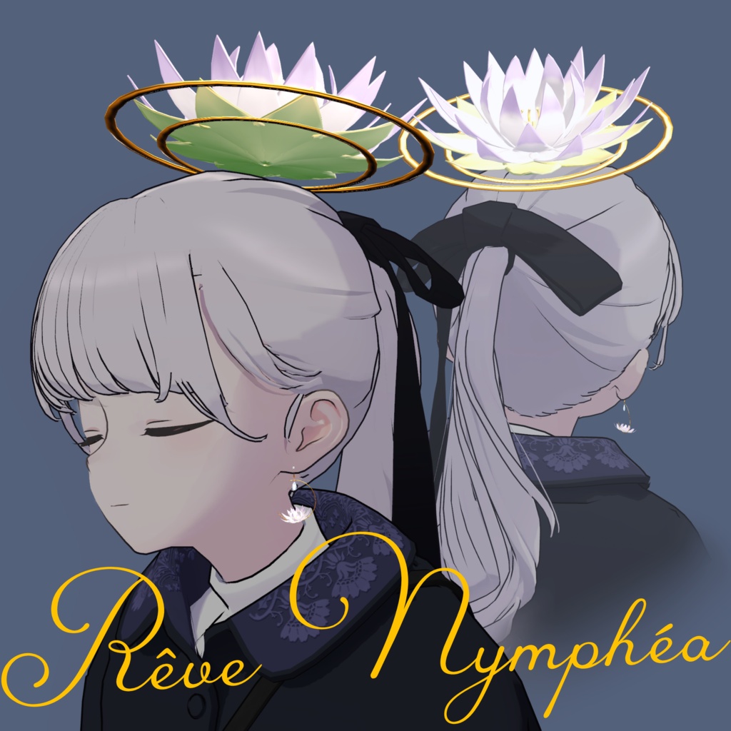 Rêve Nymphéa 睡蓮 ピアス・ヘイロー
