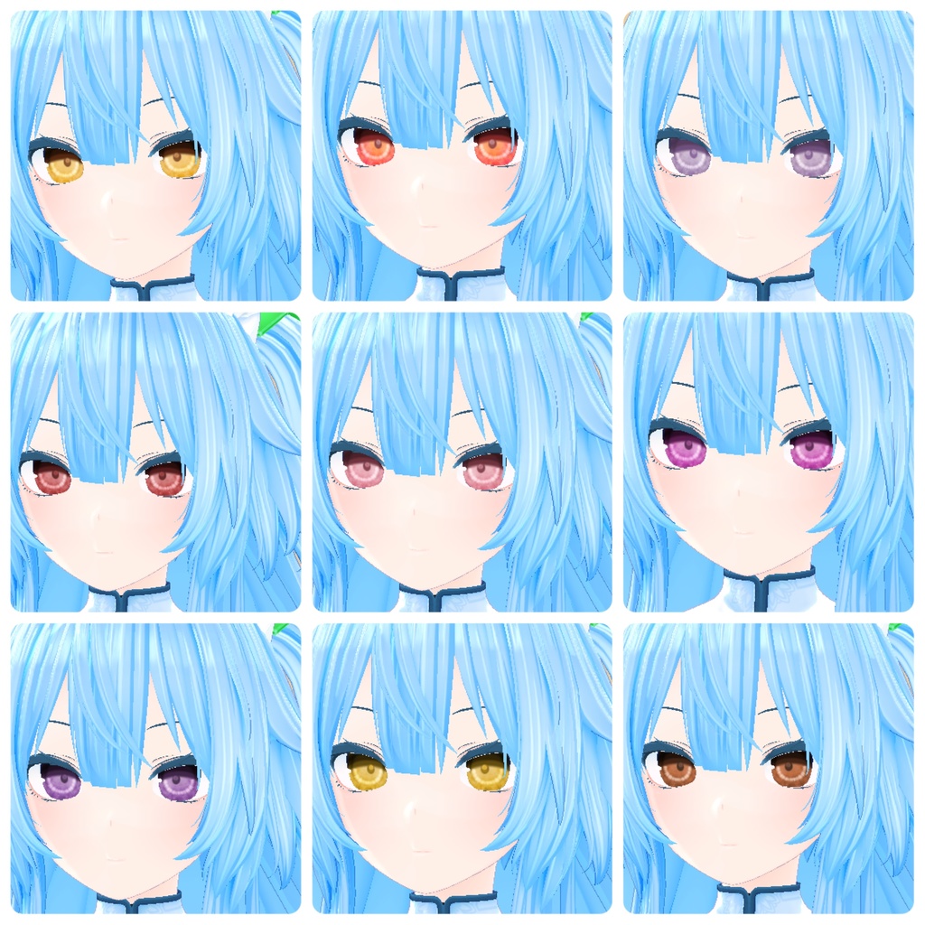 【複数アバター対応】EYEテクスチャ【17色】/EYE texture