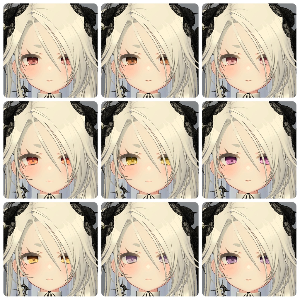 【複数アバター対応】EYEテクスチャ【17色】/EYE texture