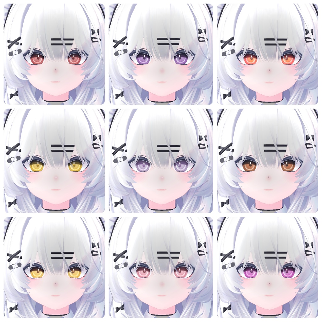 【複数アバター対応】EYEテクスチャ【17色】/EYE texture