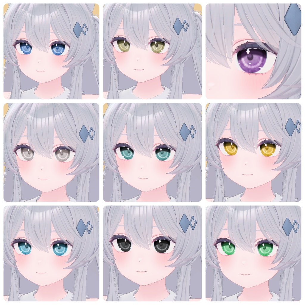 【複数アバター対応】EYEテクスチャ【17色】/EYE texture