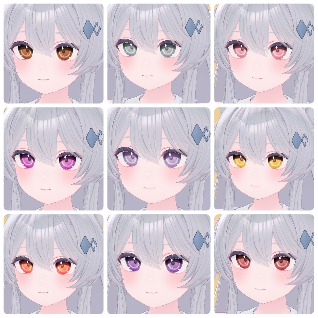 【複数アバター対応】EYEテクスチャ【17色】/EYE texture