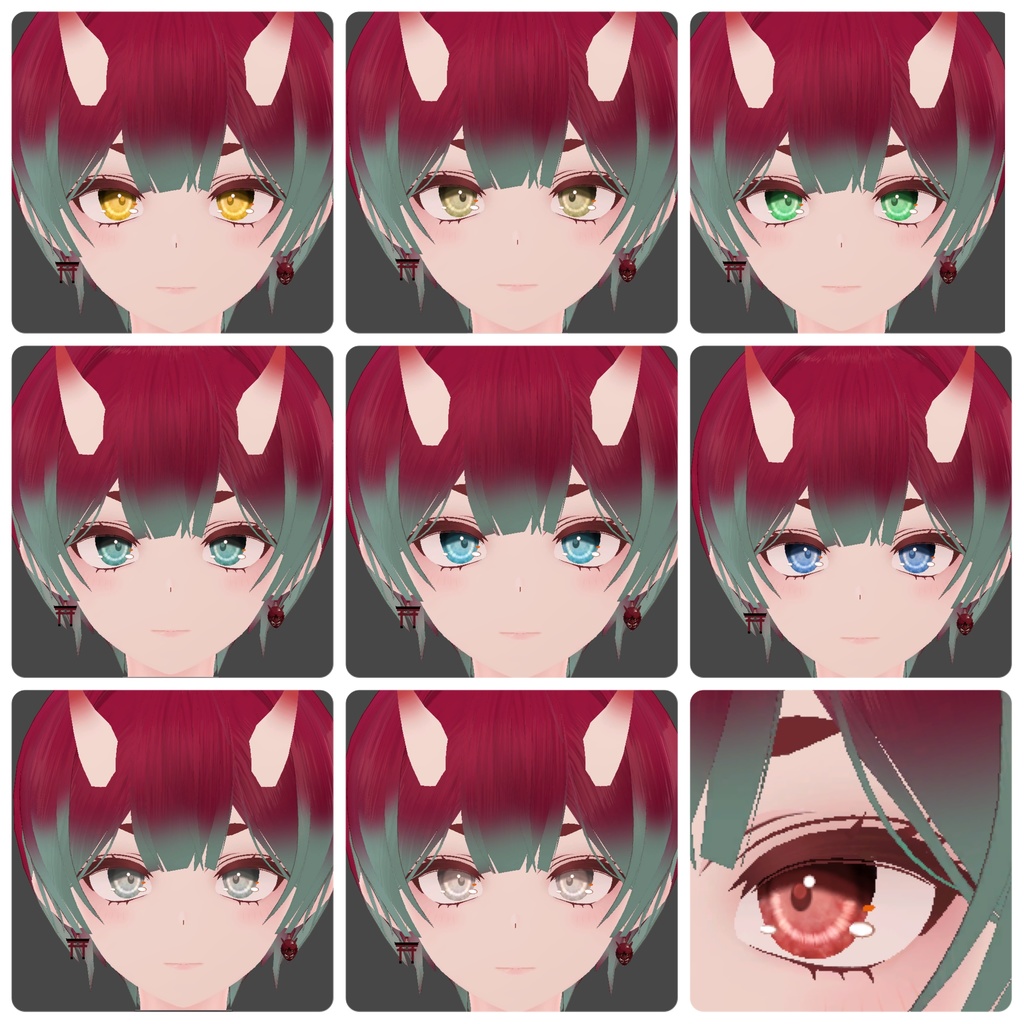 【余波対応】 #HoneyAmbroid EYEtexture