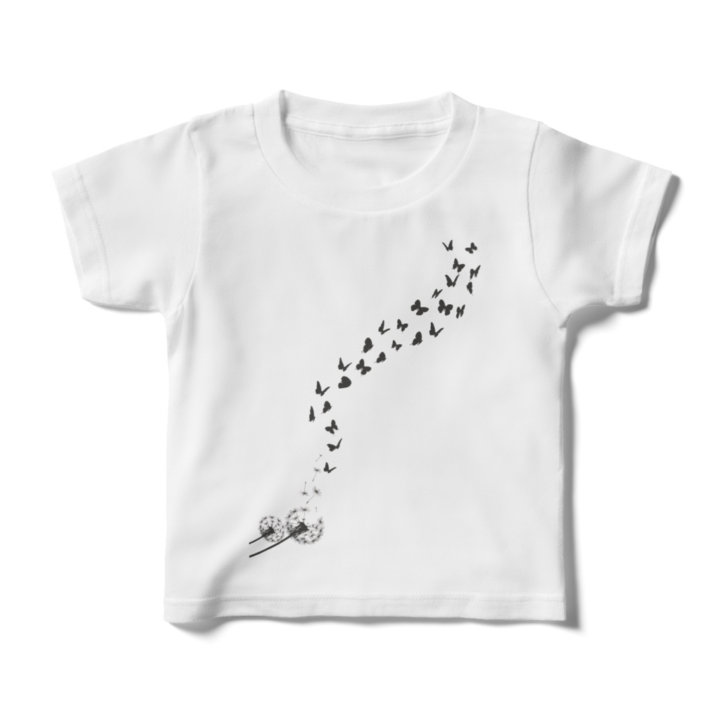 子供服 キッズ 蝶々 たんぽぽ Tシャツ