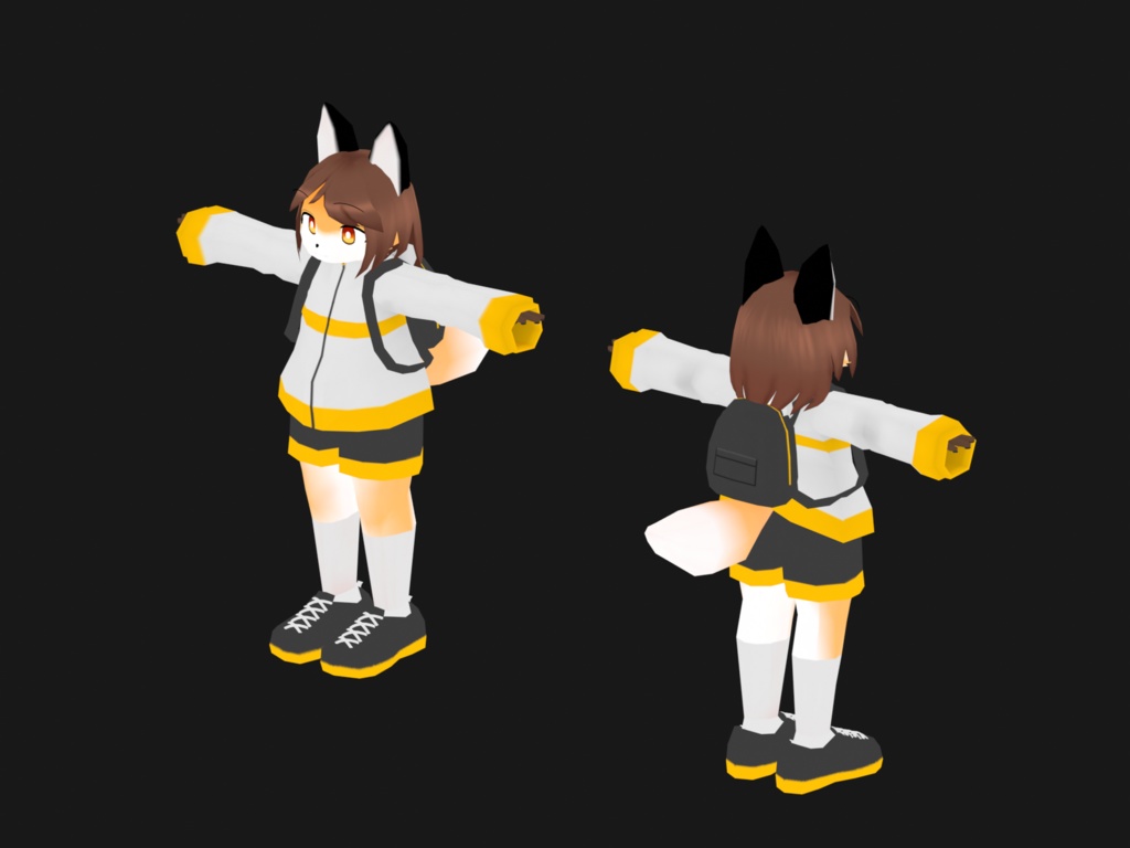 オリジナル3Dモデル 『風過(ふうか)』