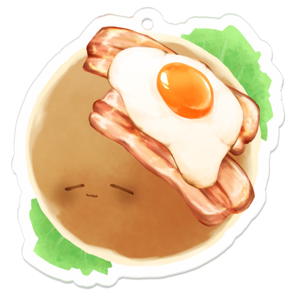 ことうふのべーこんえっぐぱんけきアクキー