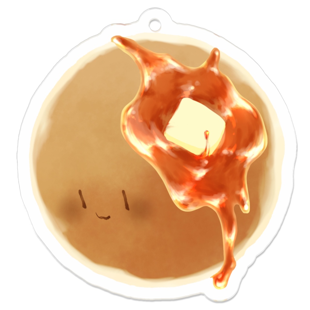 ことうふのはちみつばたーぱんけきアクキー