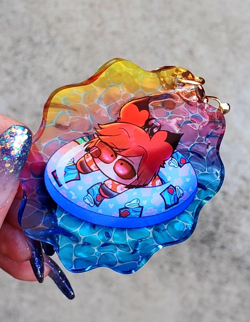 【SALE】ちびアラ波々アクキー