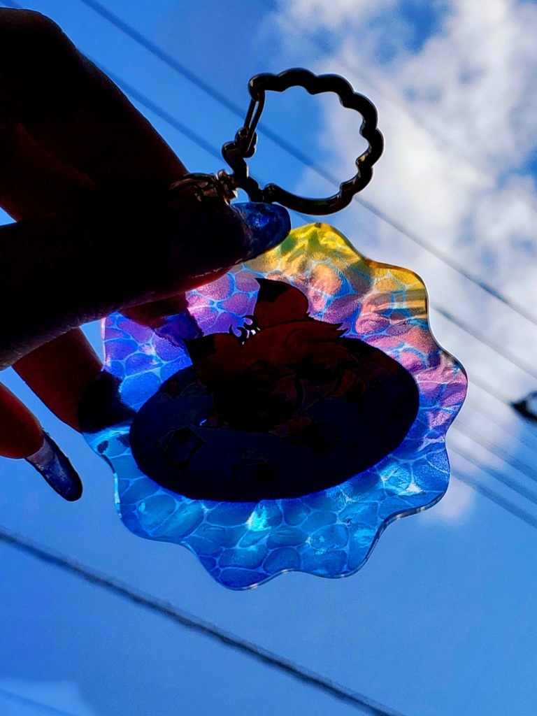 【SALE】ちびアラ波々アクキー