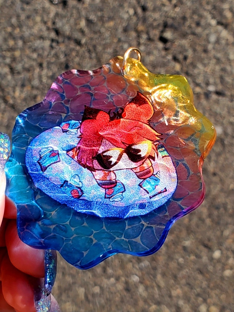 【SALE】ちびアラ波々アクキー