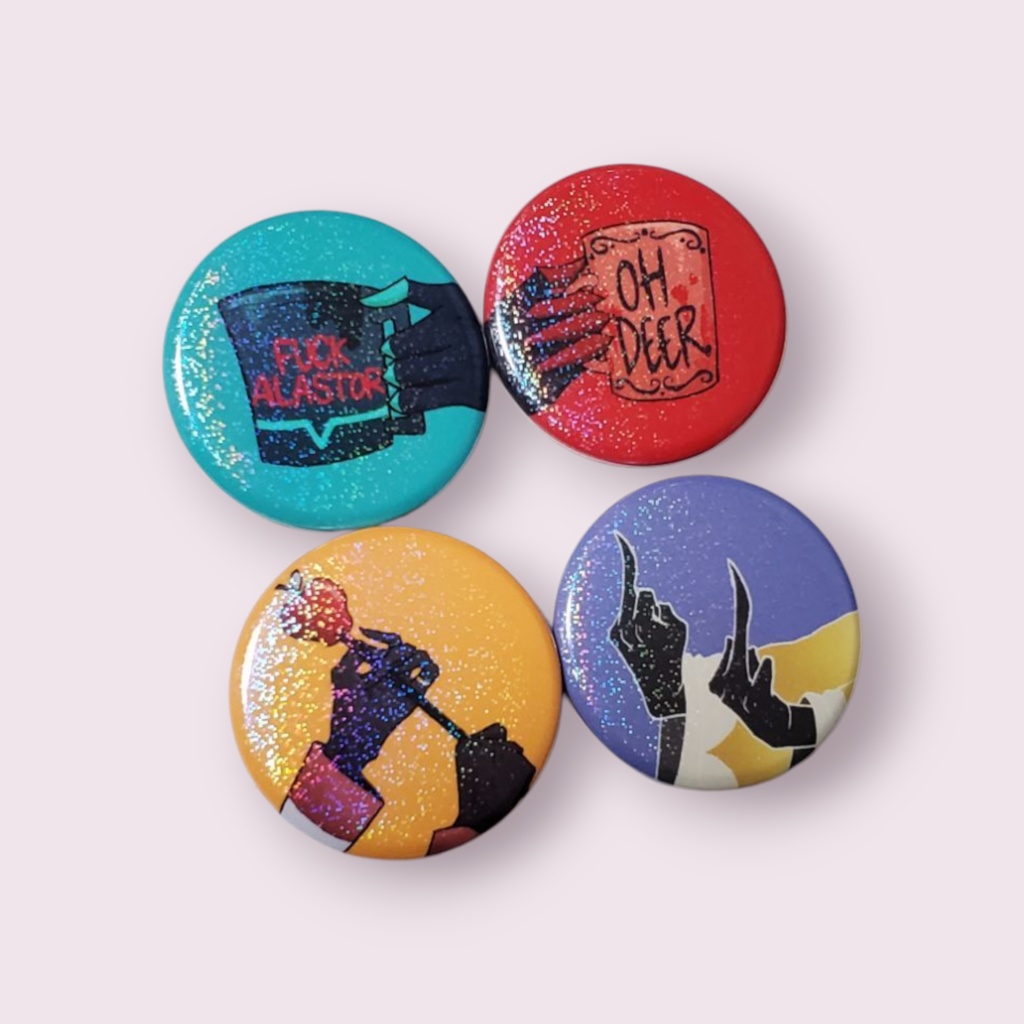 ホログラム缶バッジ