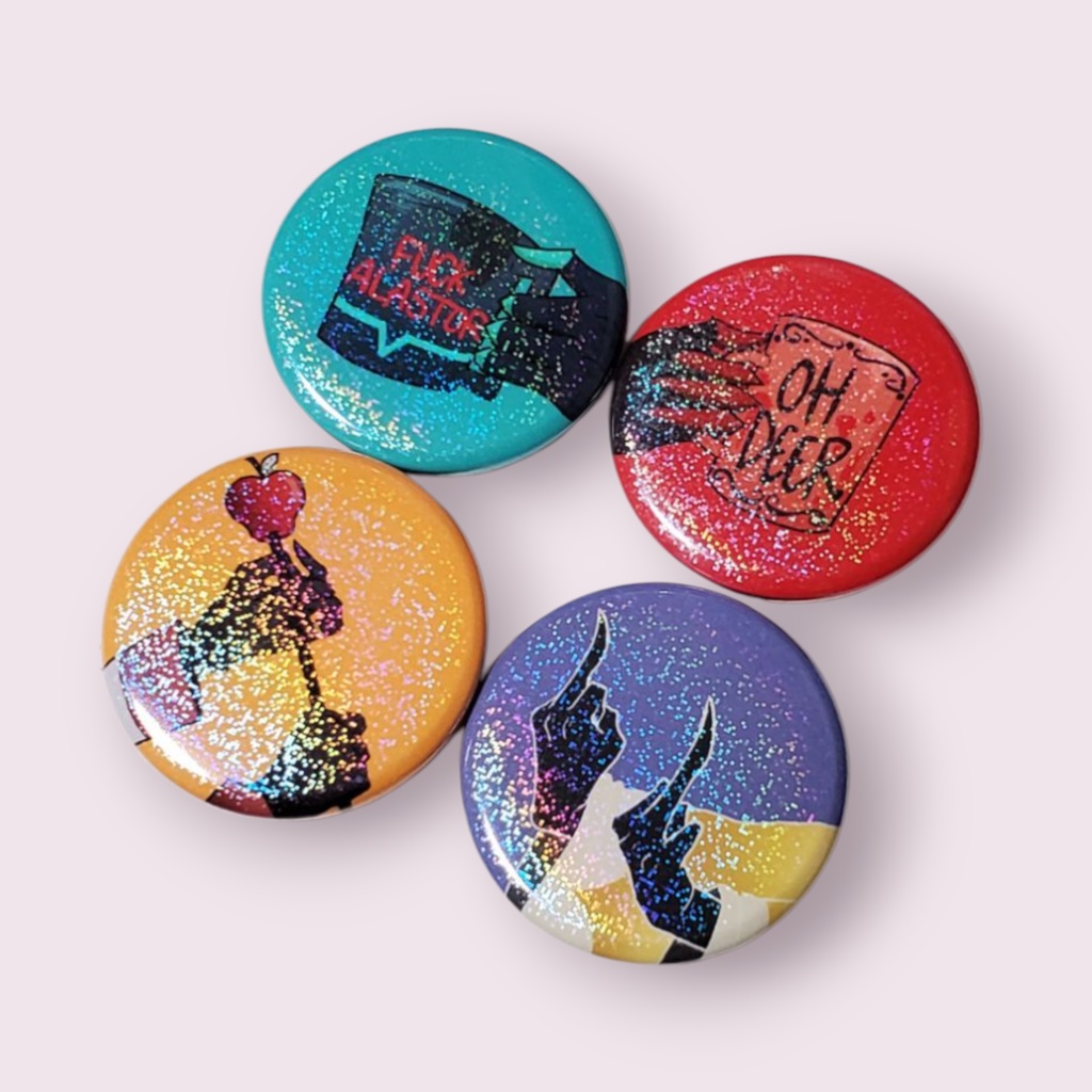 ホログラム缶バッジ