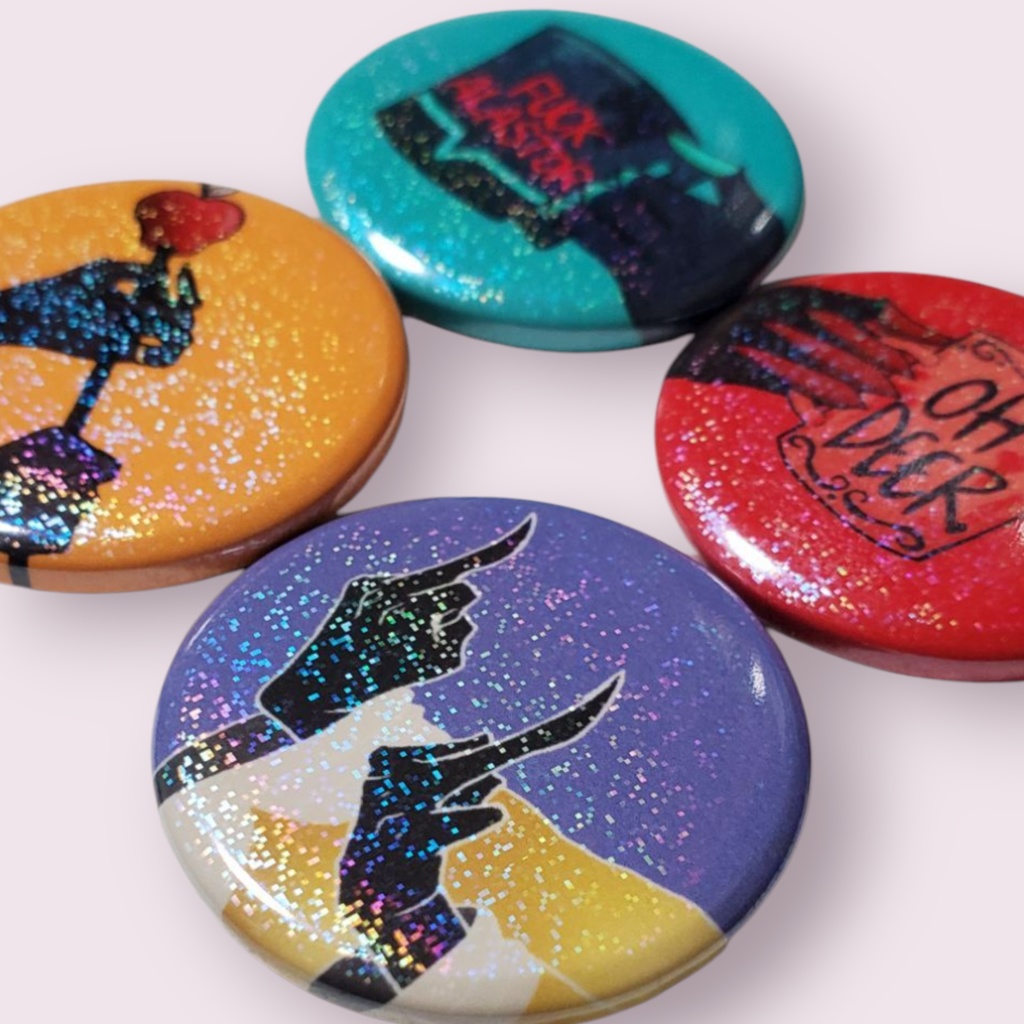 ホログラム缶バッジ