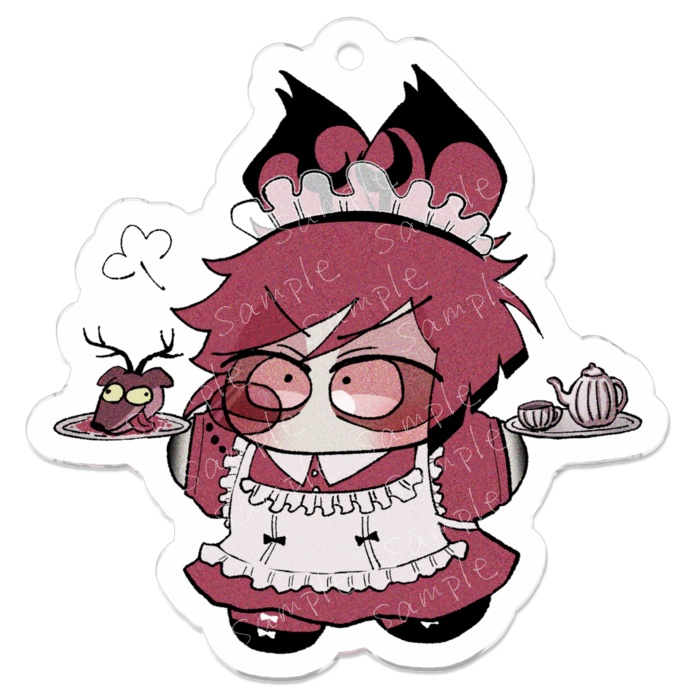 メイドさんアクキー