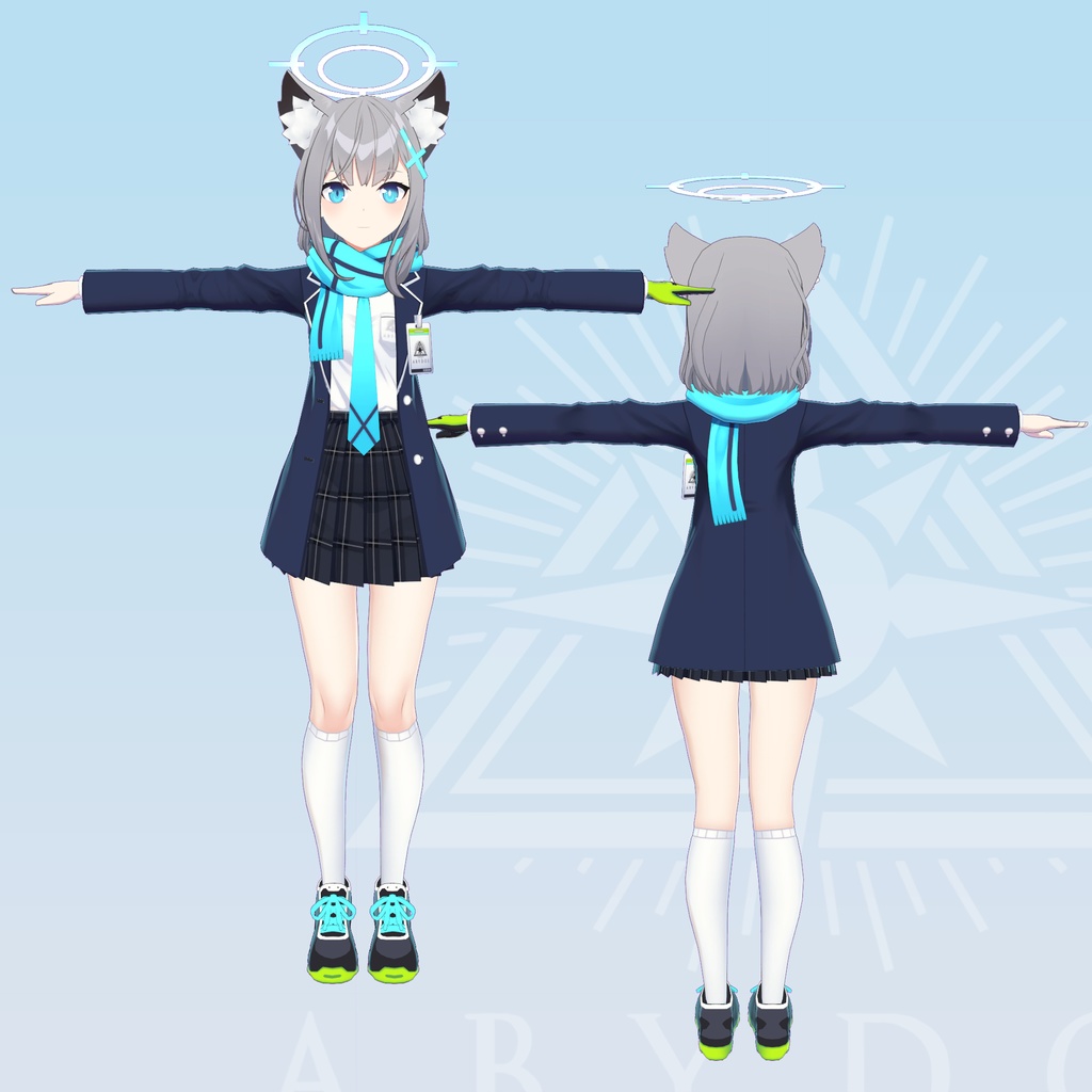 【3Dモデル】シロコ【VRC】